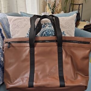 Ted Baker Tan Weekend Bag with Black Accents